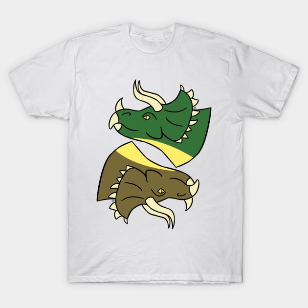 Triceratops T-Shirt by GadzooksTD